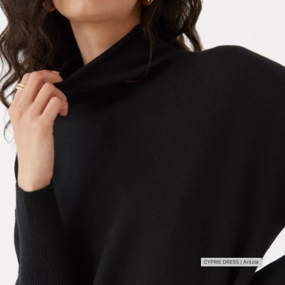 Wilfred Cyprie Merino Wool Dress (XS BLACK) - Picture 3 of 4